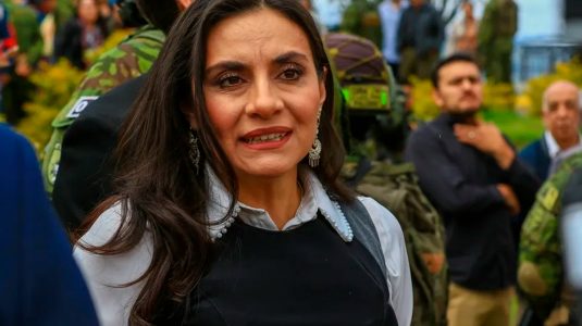La vicepresidenta de Ecuador, Verónica Abad