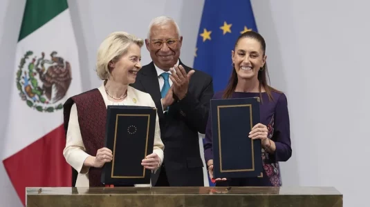 México y la Unión Europea relanzan su alianza estratégica con un acuerdo en comercio, seguridad y migración