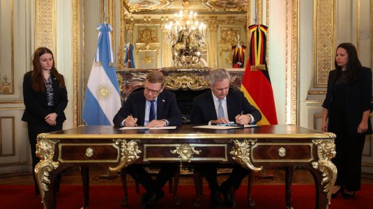 El Canciller Quirno recibió al Ministro de Asuntos Exteriores de Alemania, Johann Wadephul, y concretaron avances en la cooperación bilateral