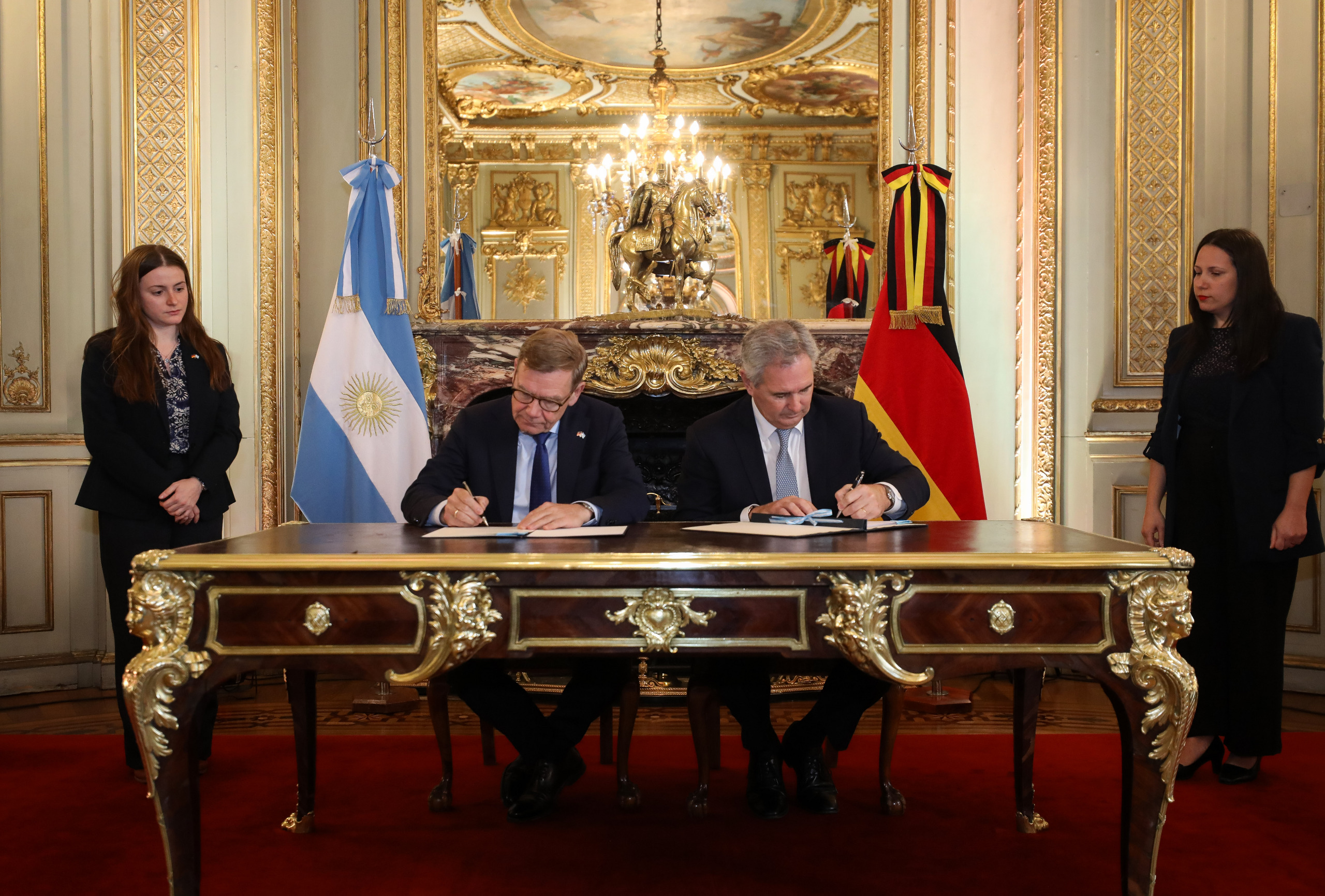 El Canciller Quirno recibió al Ministro de Asuntos Exteriores de Alemania, Johann Wadephul, y concretaron avances en la cooperación bilateral
